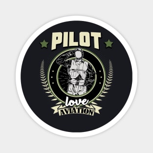 Airplane pilot gift Magnet